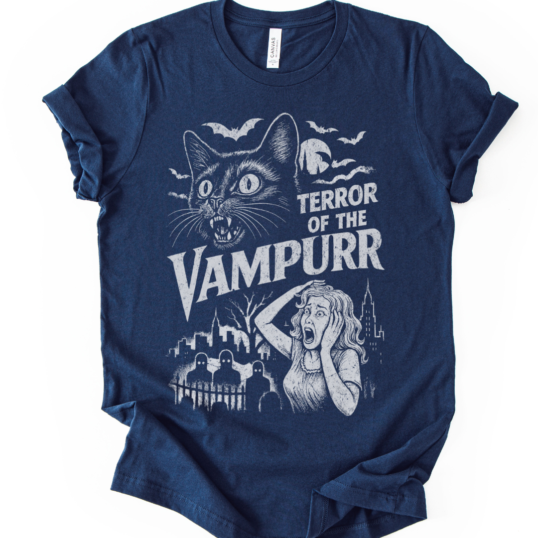 Terror Of The Vampurr - Bella Canvas Super Soft Fitted T Shirt
