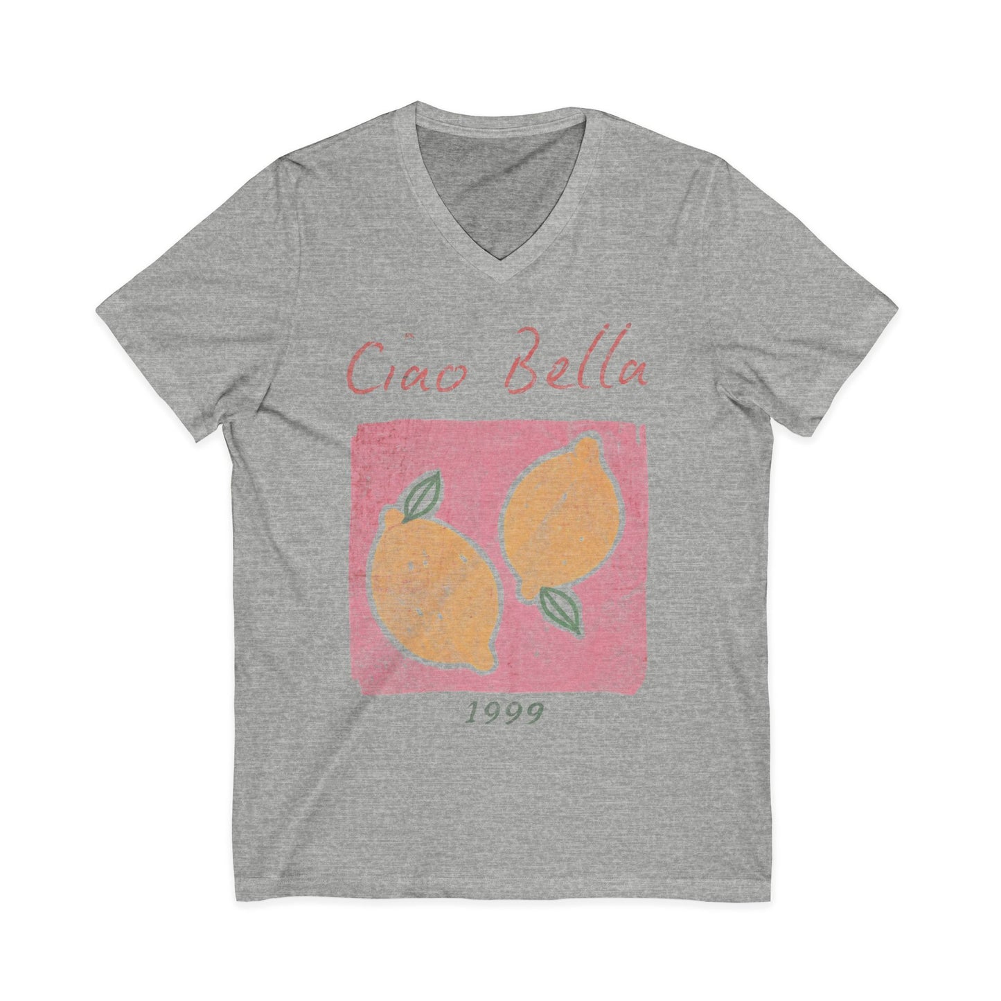 Ciao Bella Vintage Wash - Short Sleeve V Neck