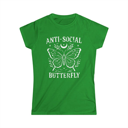 Anti-Social Butterfly - Women's Softstyle Tee
