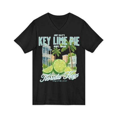 Aunt Sally's Key Lime Pie  - Short Sleeve V Neck
