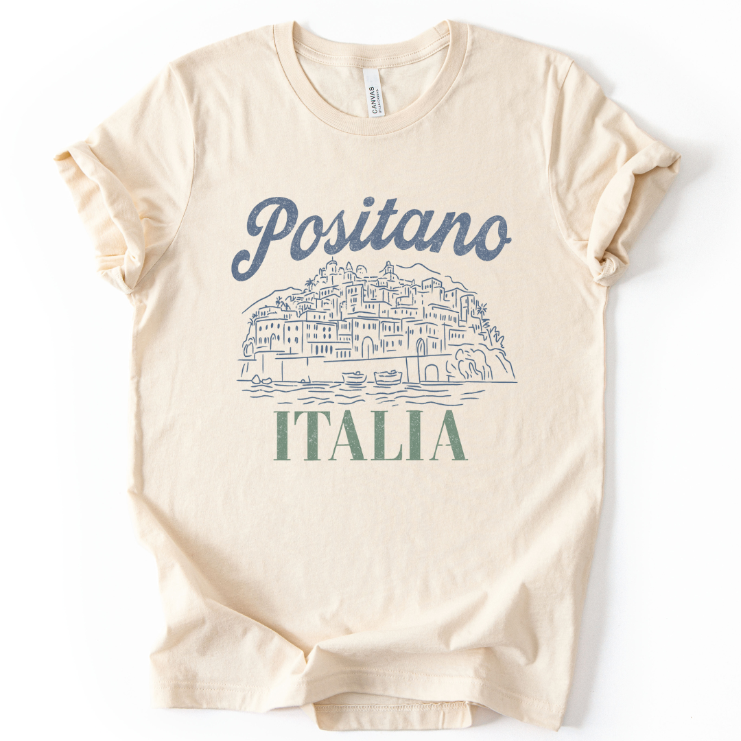 Positano - Bella Canvas Super Soft Fitted T Shirt