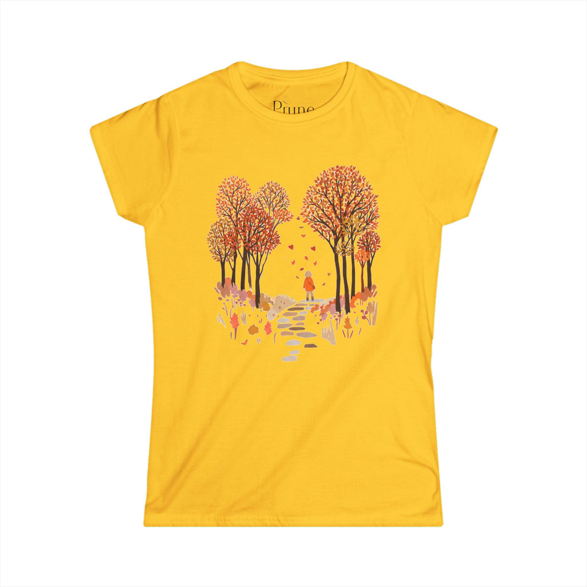 Autumn Walks - Women's Cut Fitted Tee