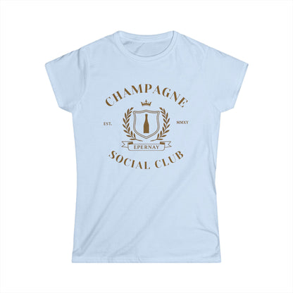 Champagne Social Club - Women's Softstyle Tee