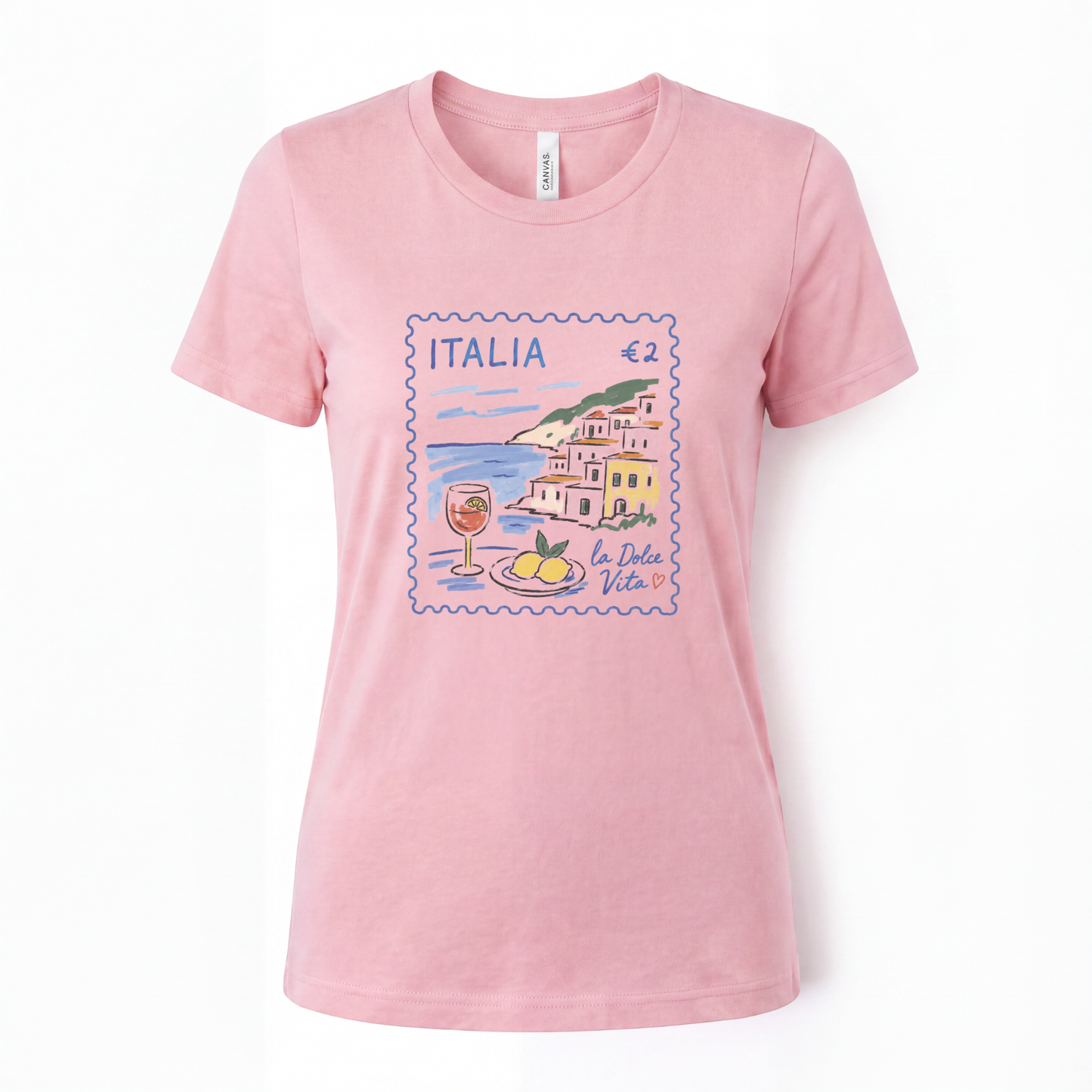 Postage From Positano - Women's Perfect Tee