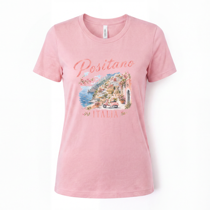 Vintage Positano Painting - Women's Perfect Tee