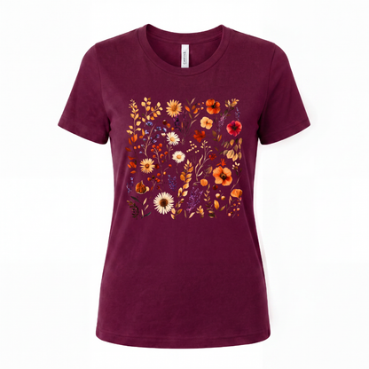 Autumn Boho Floral - Women's Perfect Tee