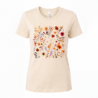 Autumn Boho Floral - Women's Perfect Tee