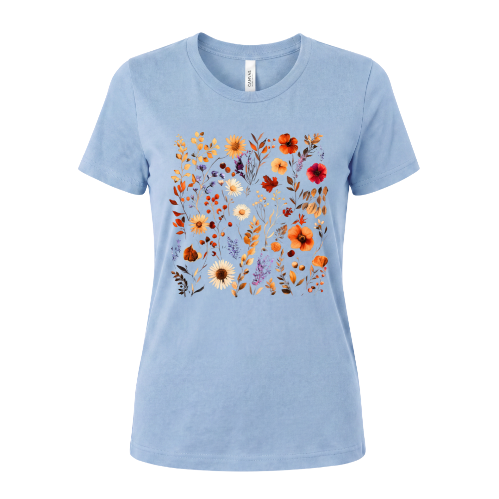 Autumn Boho Floral - Women's Perfect Tee