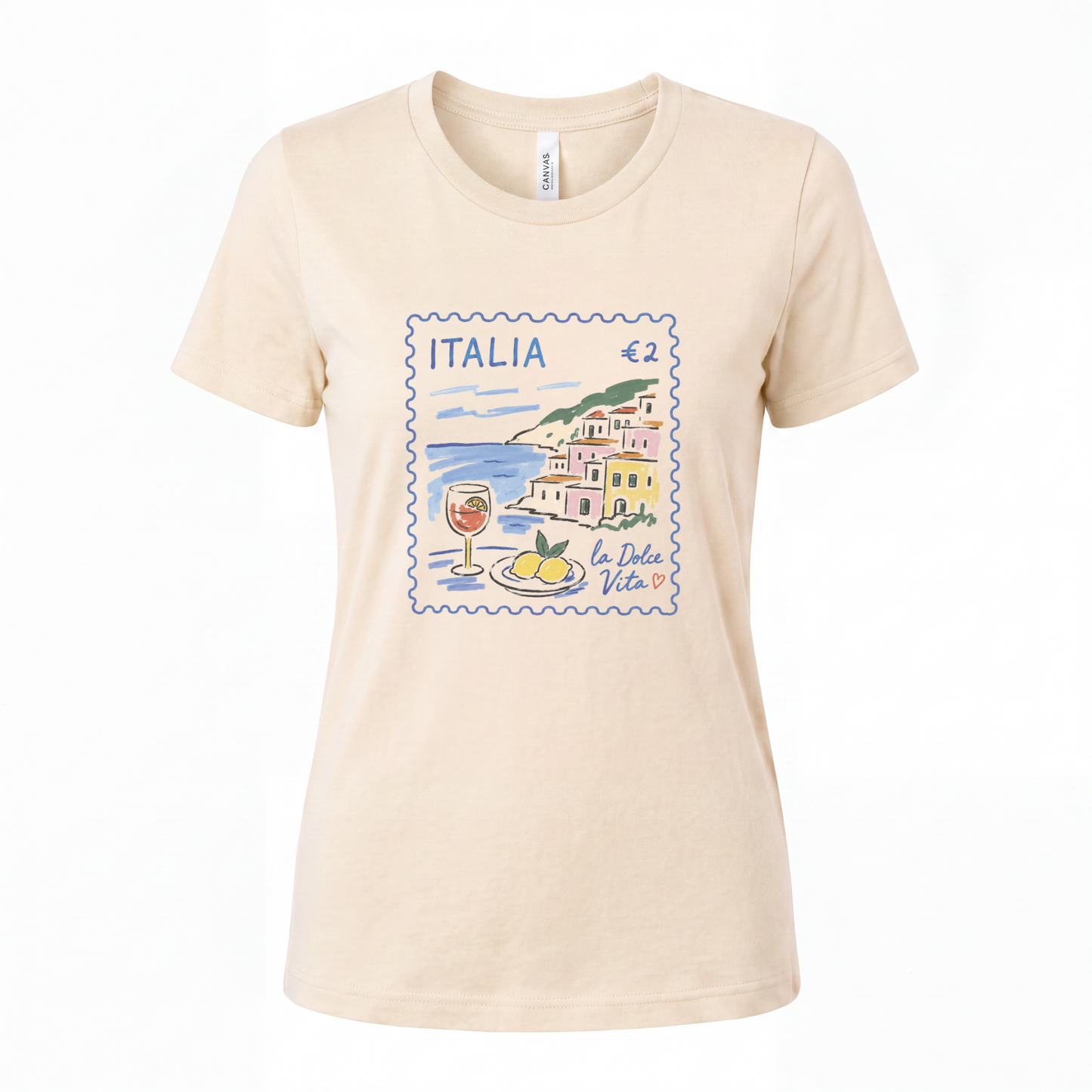 Postage From Positano - Women's Perfect Tee
