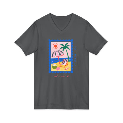 Costa Del Sol - Short Sleeve V Neck