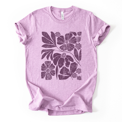 Artistic Boho, Vintage Distressed Print - Bella Canvas Super Soft Fitted T Shirt