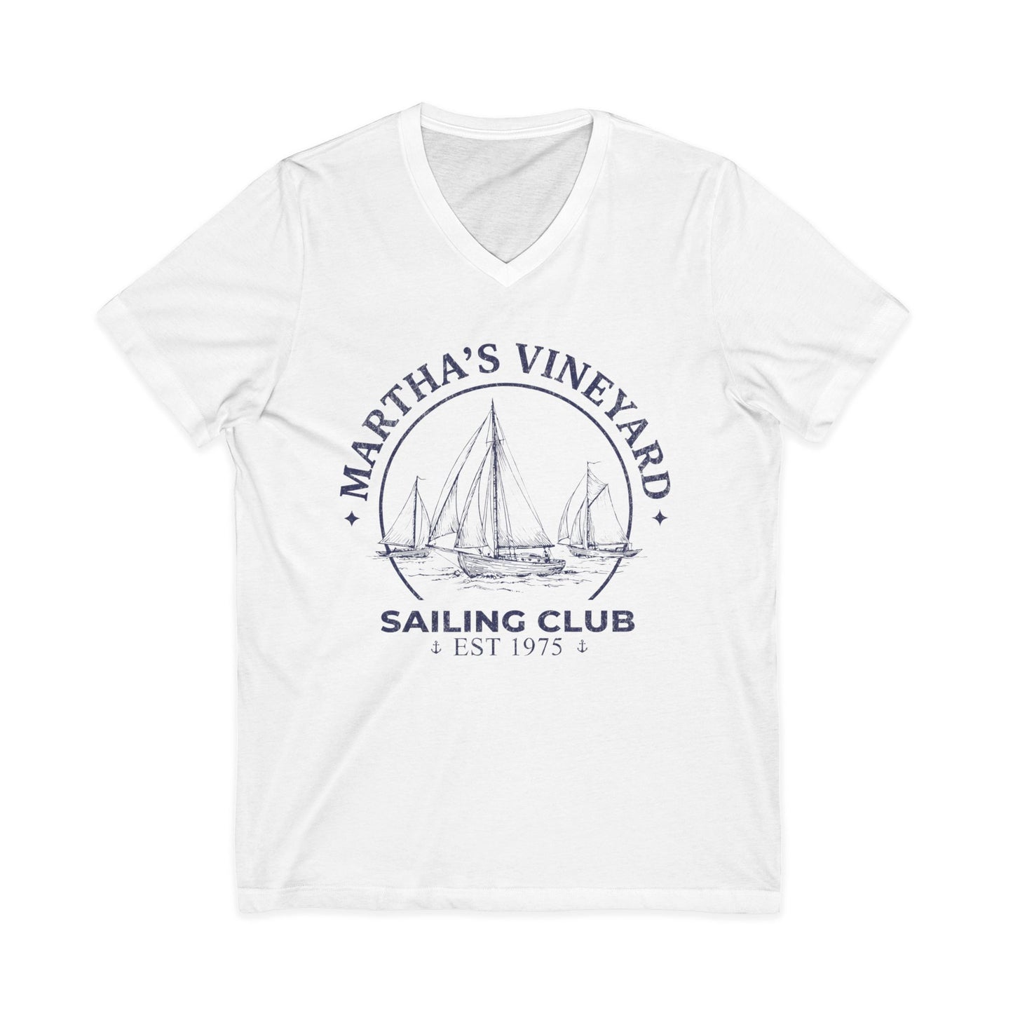 Martha's Vineyard Sailing Club - Short Sleeve V Neck