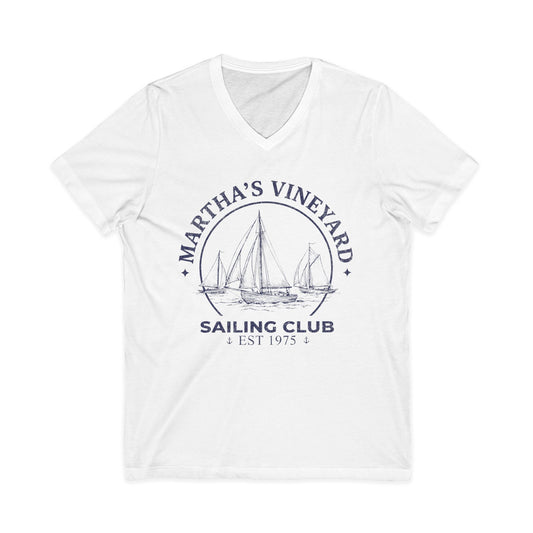 Martha's Vineyard Sailing Club - Short Sleeve V Neck