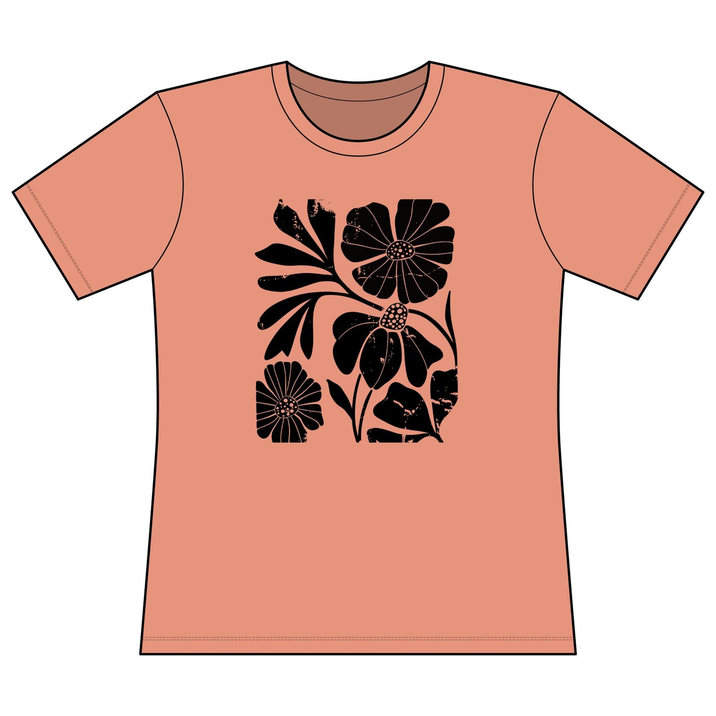 Artistic Boho Floral - Super Soft Women's Cut
