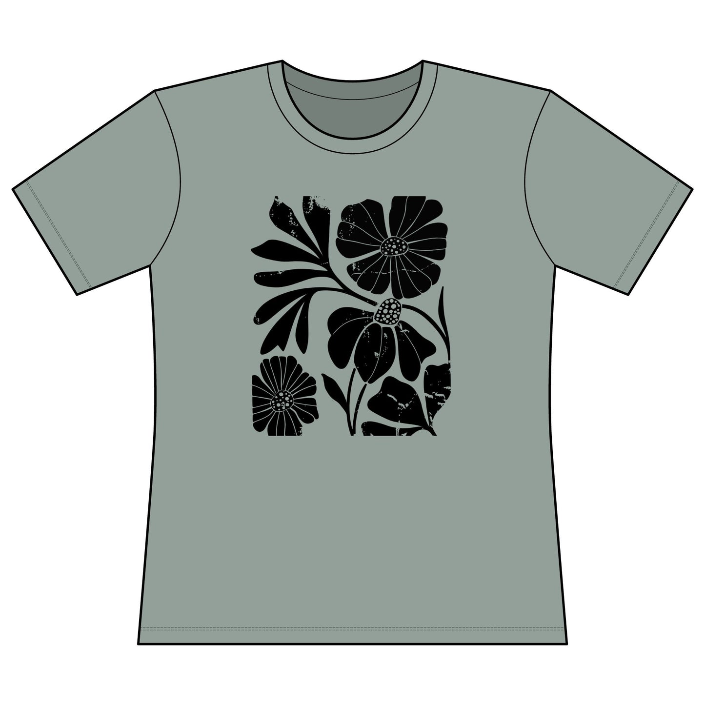 Artistic Boho Floral - Super Soft Women's Cut