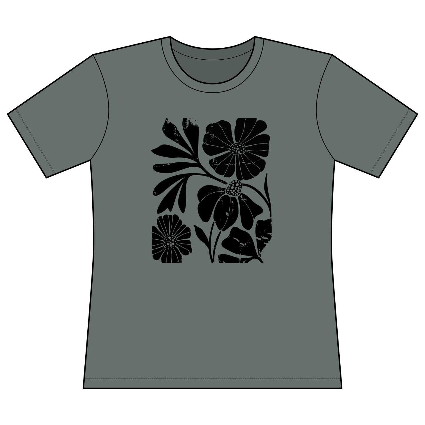 Artistic Boho Floral - Super Soft Women's Cut