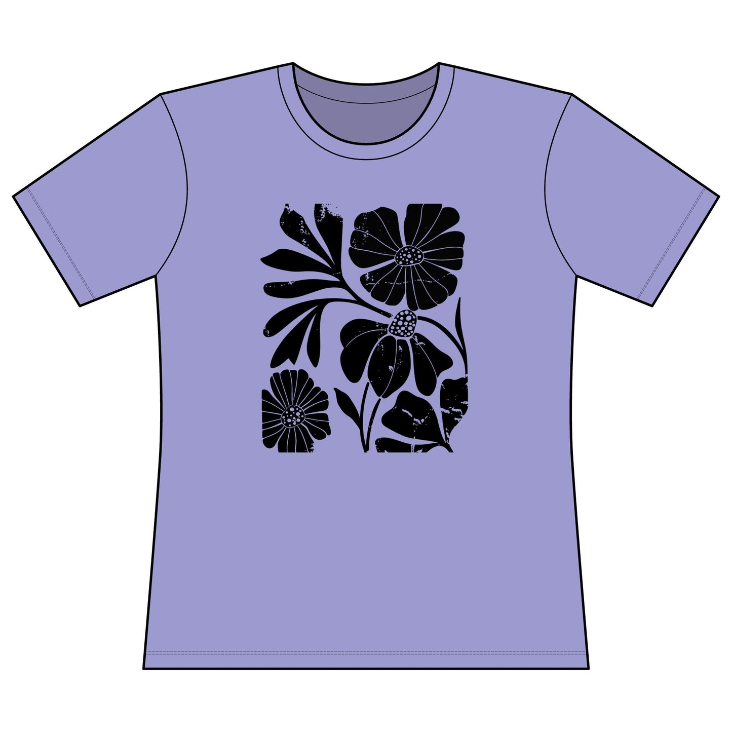 Artistic Boho Floral - Super Soft Women's Cut