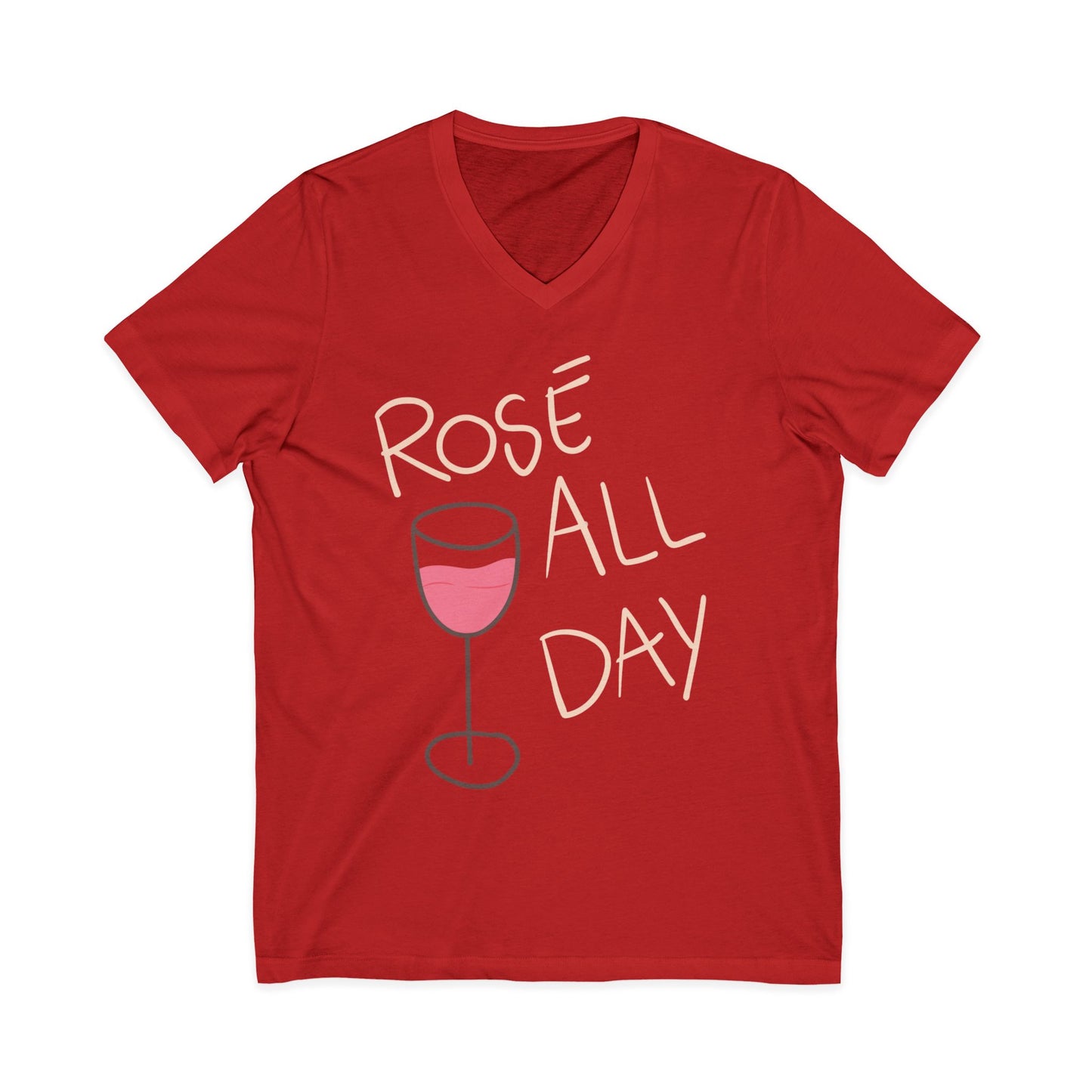 Rose All Day - Short Sleeve V Neck