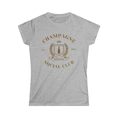 Champagne Social Club - Women's Softstyle Tee