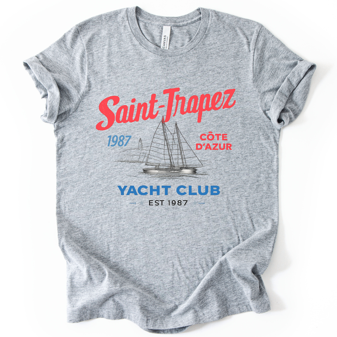 Saint Tropez Yacht Club - Bella Canvas Super Soft Standard Fit T Shirt