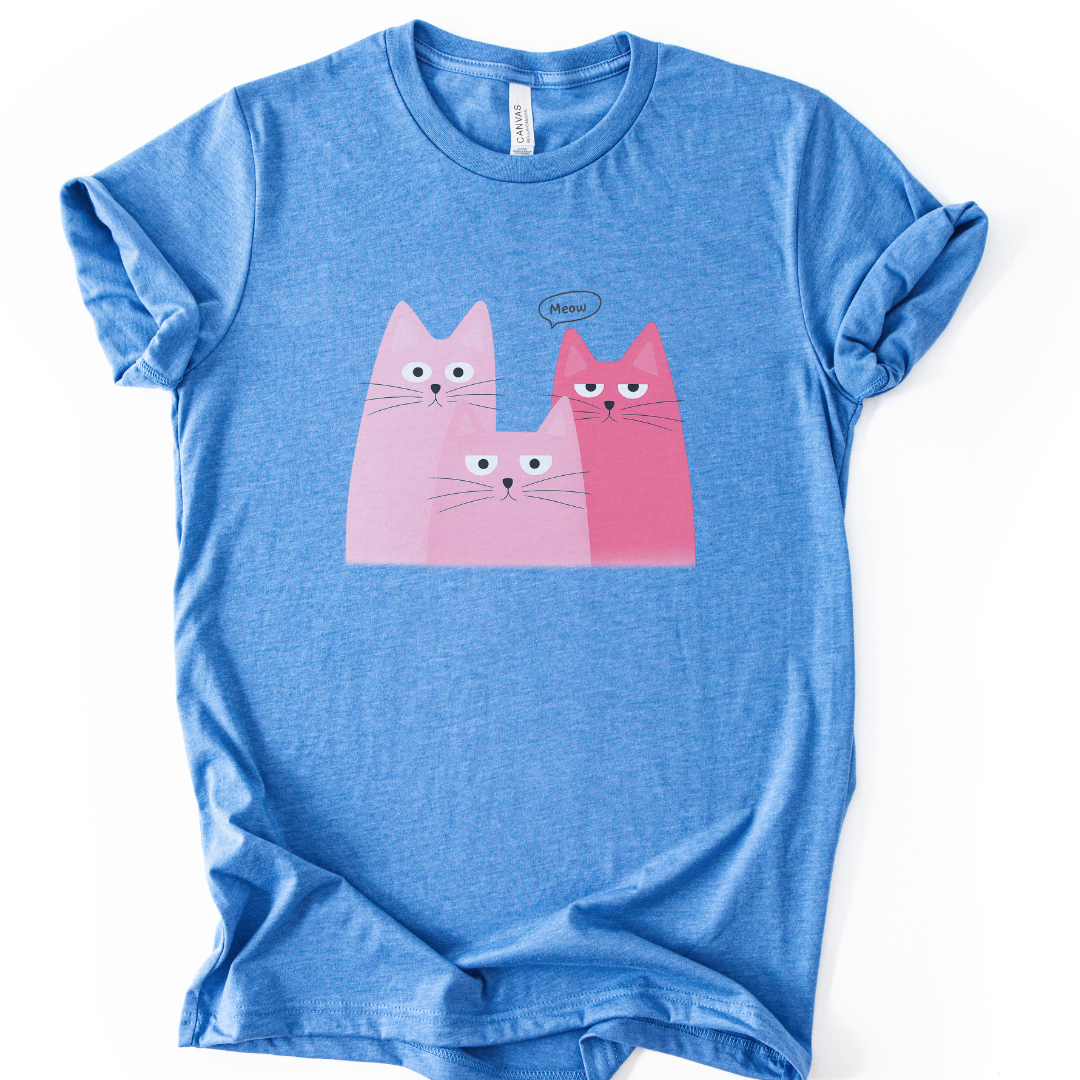 Meow - Bella Canvas Super Soft Fitted T Shirt