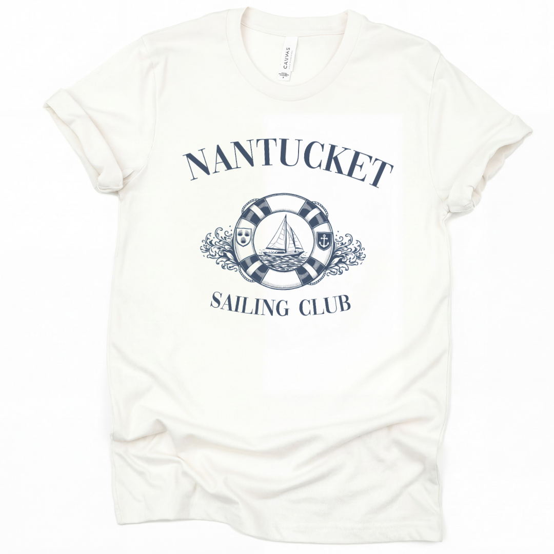 Nantucket Sailing Club - Bella Canvas Super Soft T Shirt
