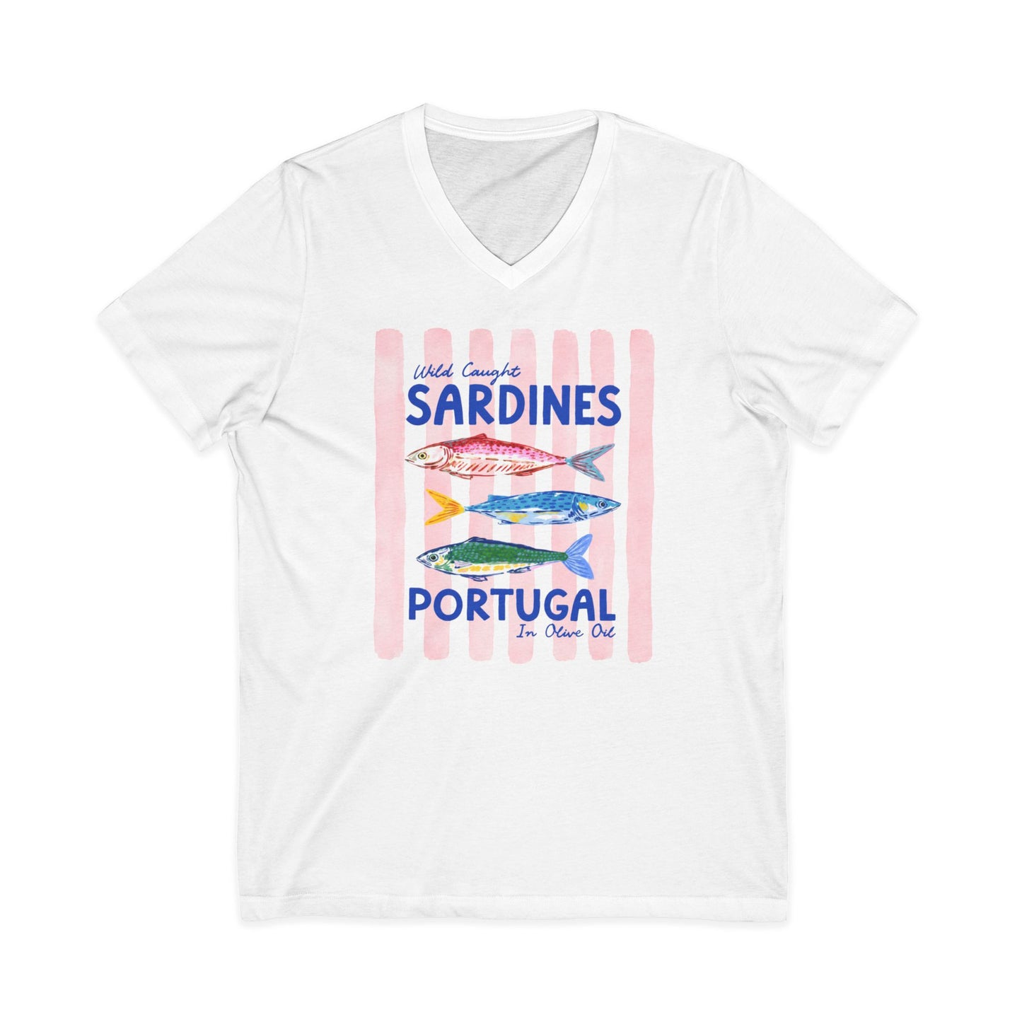 Sardines - Short Sleeve V Neck