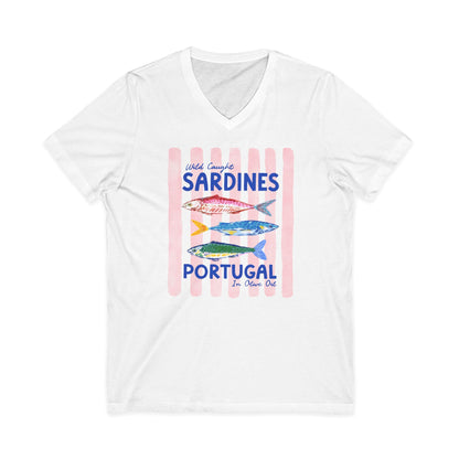 Sardines - Short Sleeve V Neck