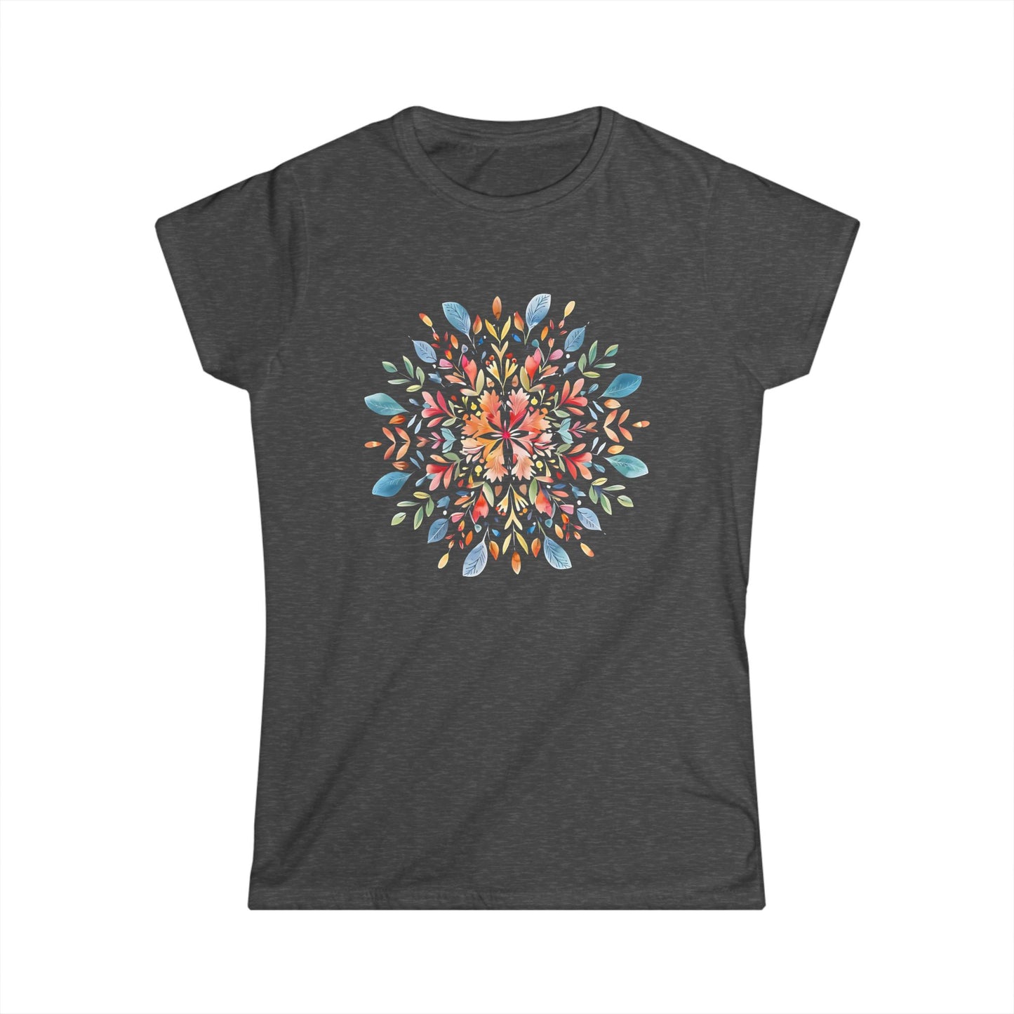 Plant Mandala - Women's Cut Fitted Tee