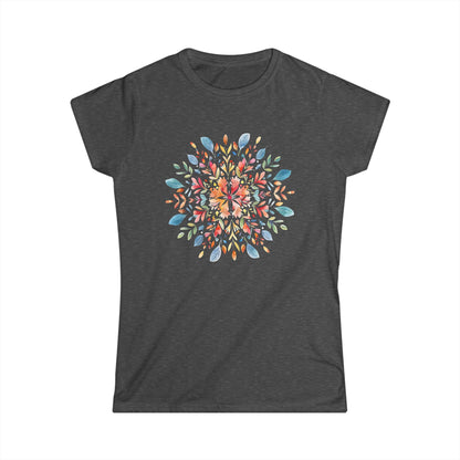 Plant Mandala - Women's Cut Fitted Tee