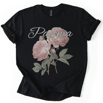 Paeonia, Vintage Tee  - Gildan Lightweight Premium T Shirt