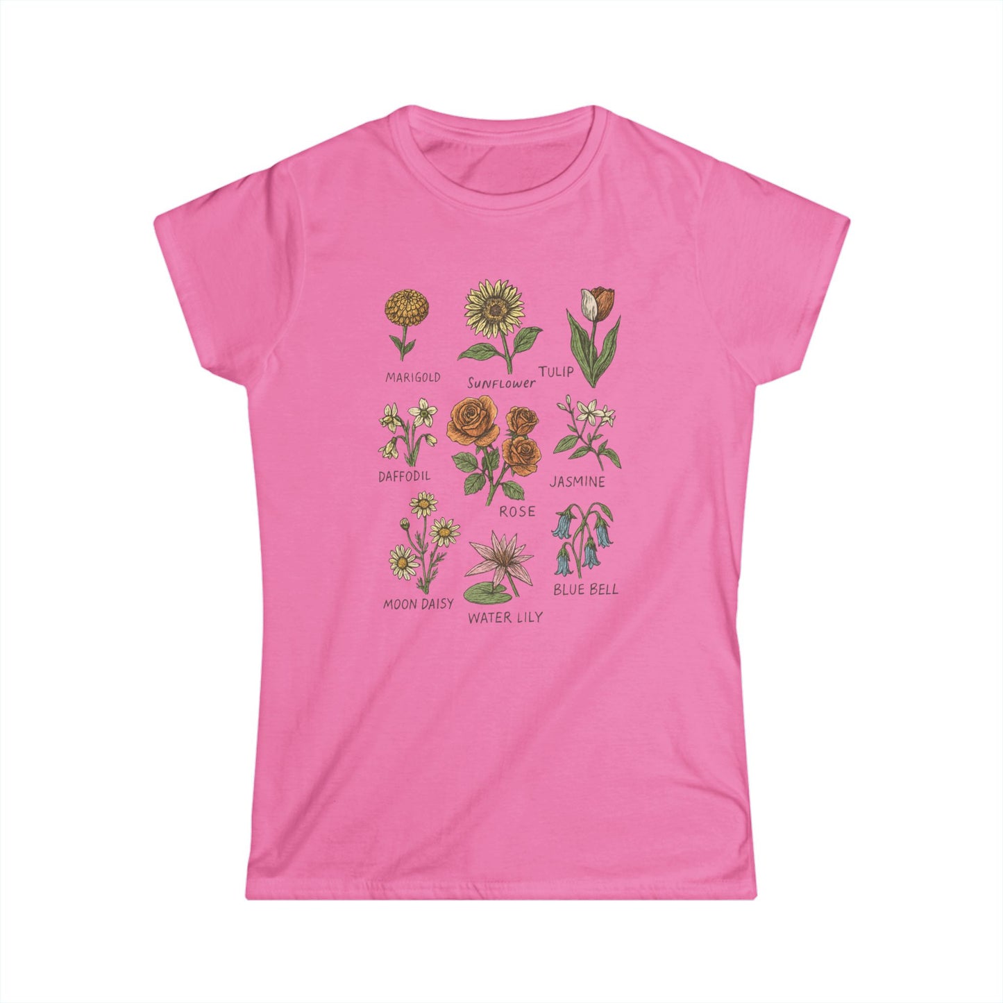 Botanical Sketchbook - Women's Softstyle Tee