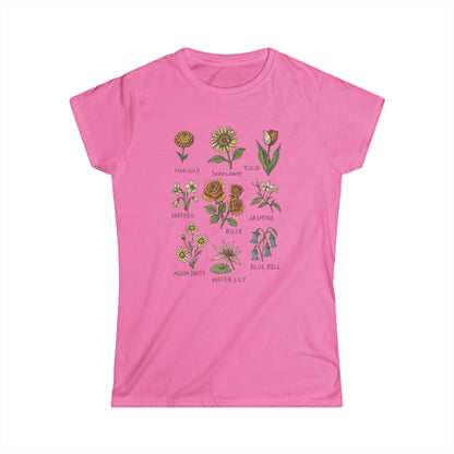 Botanical Sketchbook - Women's Softstyle Tee