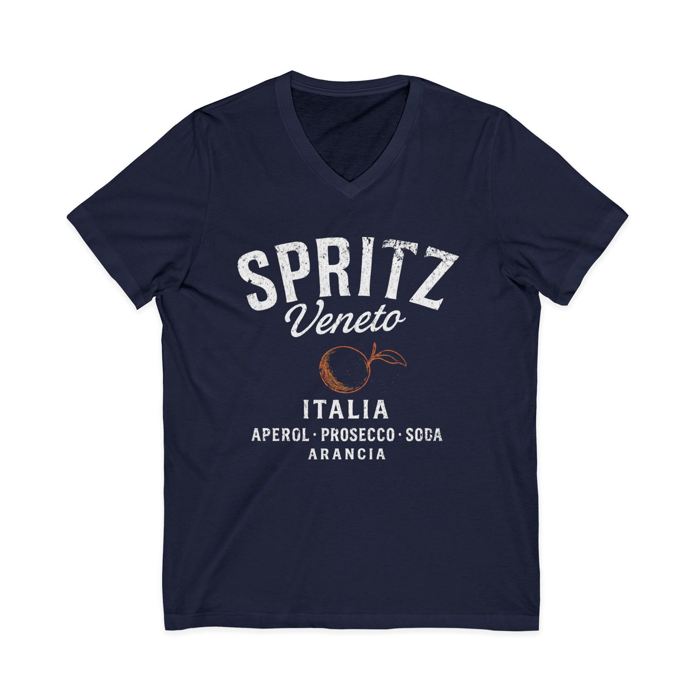 Spritz Vintage Print - Short Sleeve V Neck
