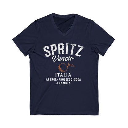 Spritz Vintage Print - Short Sleeve V Neck