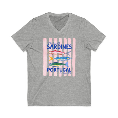 Sardines - Short Sleeve V Neck
