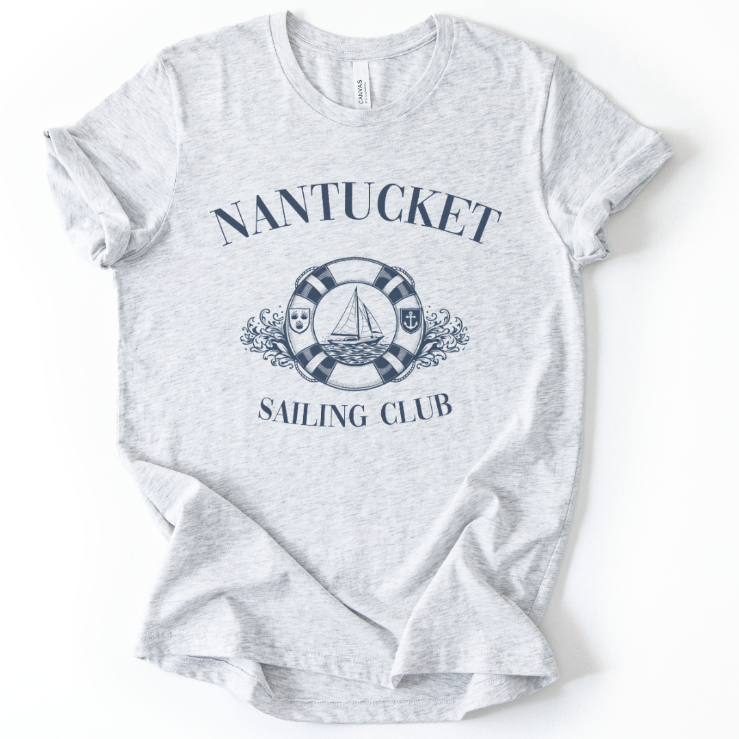 Nantucket Sailing Club - Bella Canvas Super Soft T Shirt