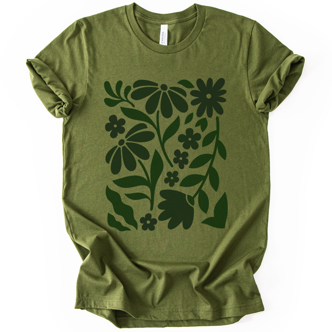 A Life In Bloom - Bella Canvas Super Soft Fitted T Shirt