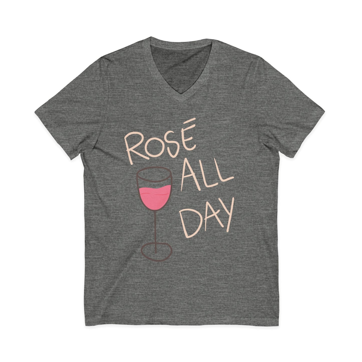 Rose All Day - Short Sleeve V Neck