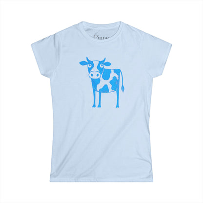 Cow - Women's Cut Fitted Tee