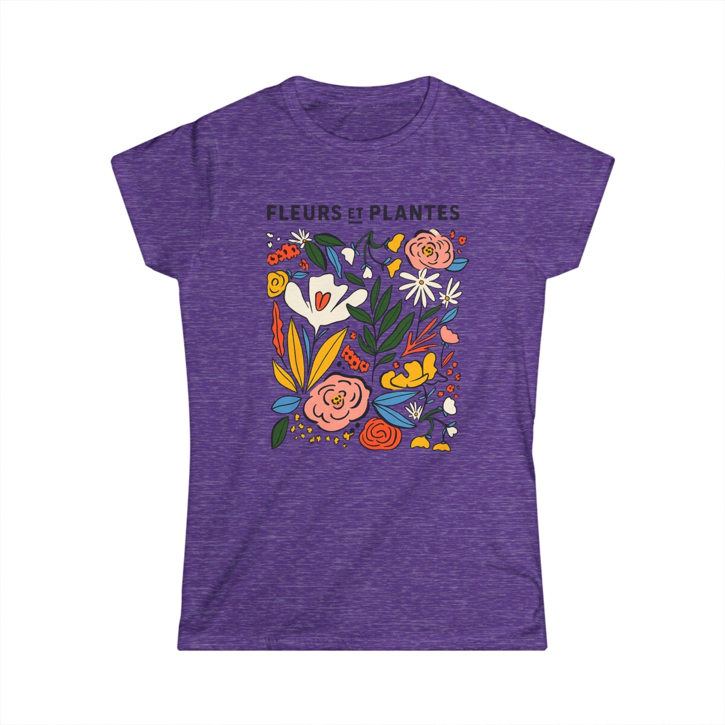 Fleurs Et Plantes - Women's Softstyle Tee