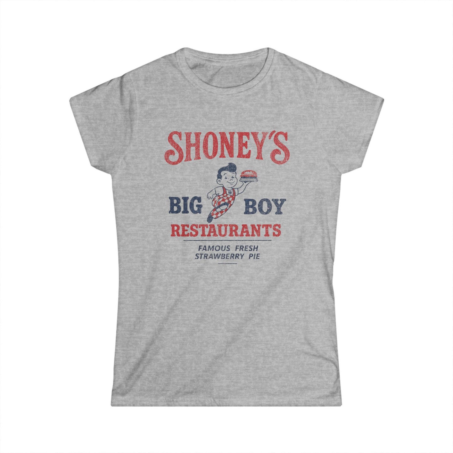 Shoney's Big Boy Restaurant - Women's Cut Fitted Tee