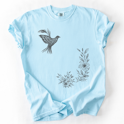 Captured In Charcoal  -  Comfort Colors Relaxed Fit Premium T Shirt