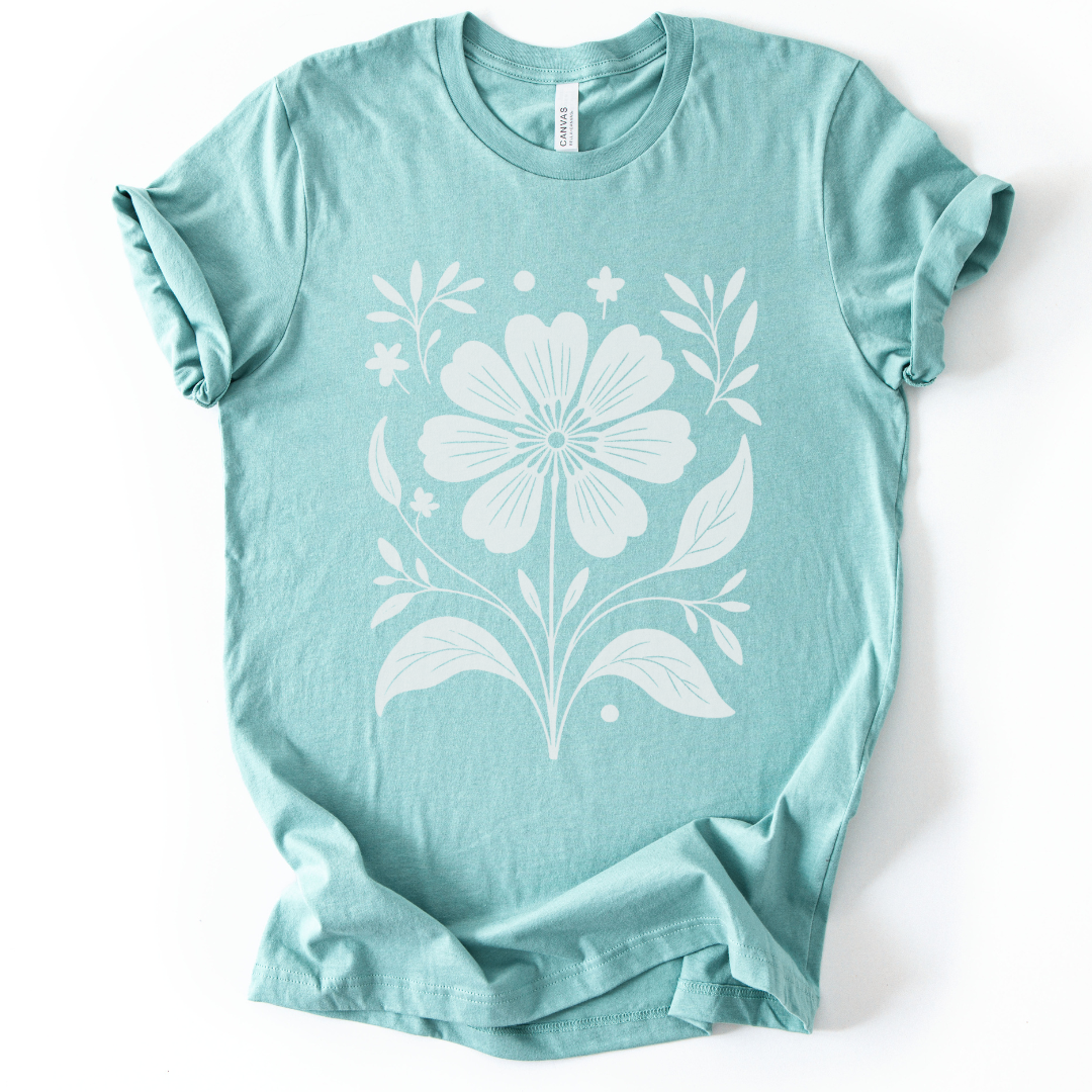 Petalis Blanco - Bella Canvas Super Soft Fitted T Shirt