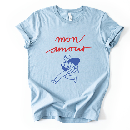 Mon Amour - Bella Canvas Super Soft Fitted T Shirt