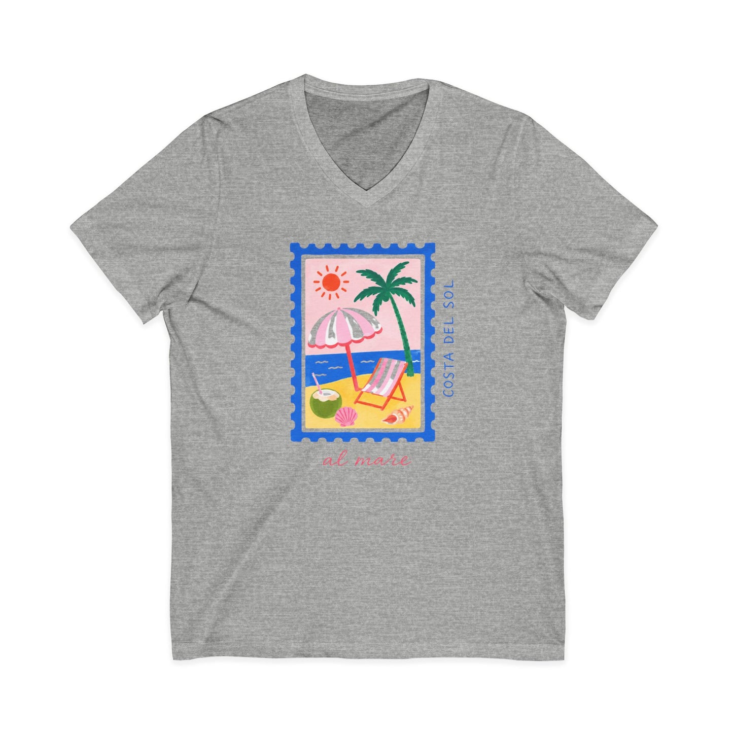 Costa Del Sol - Short Sleeve V Neck
