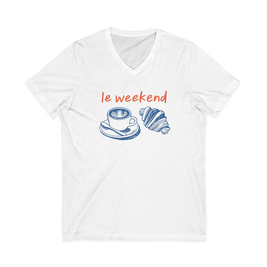 Le Weekend - Short Sleeve V Neck