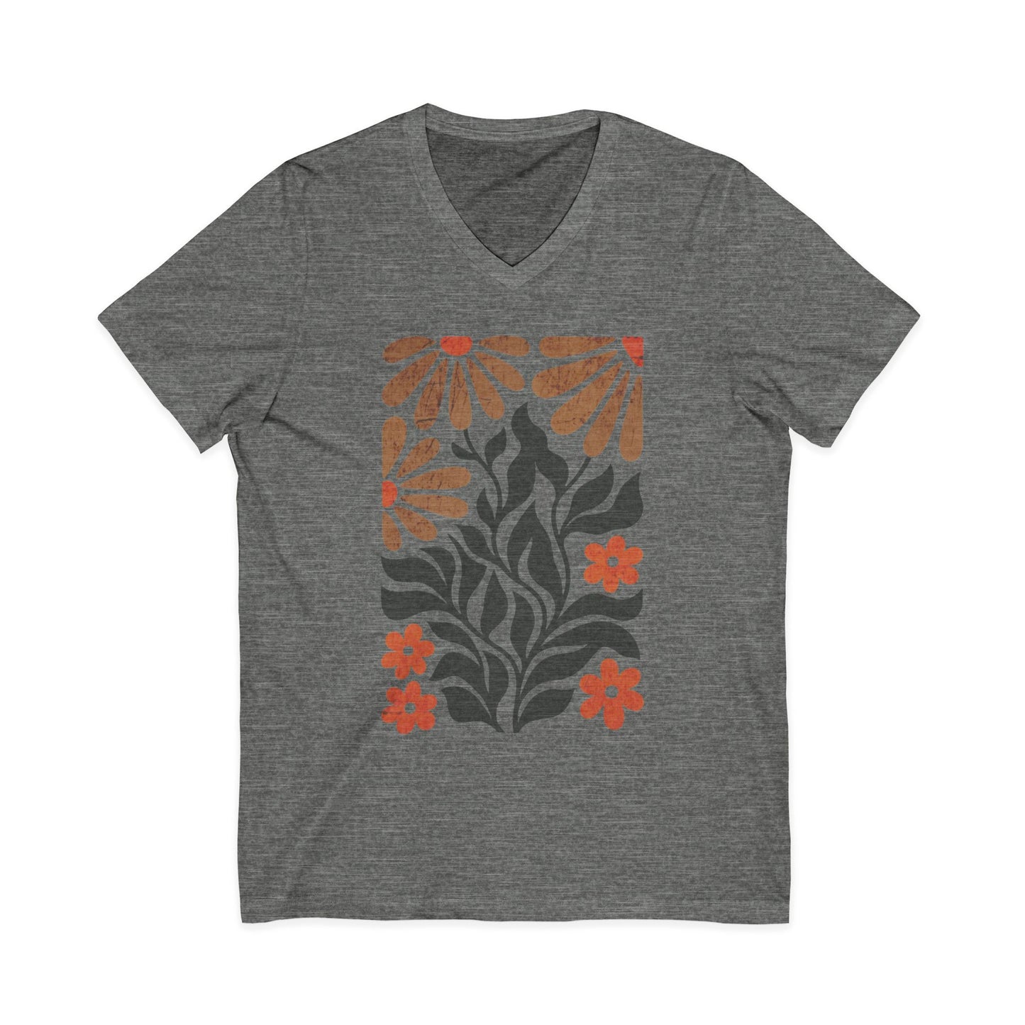 Wildlight Floral - Short Sleeve V Neck