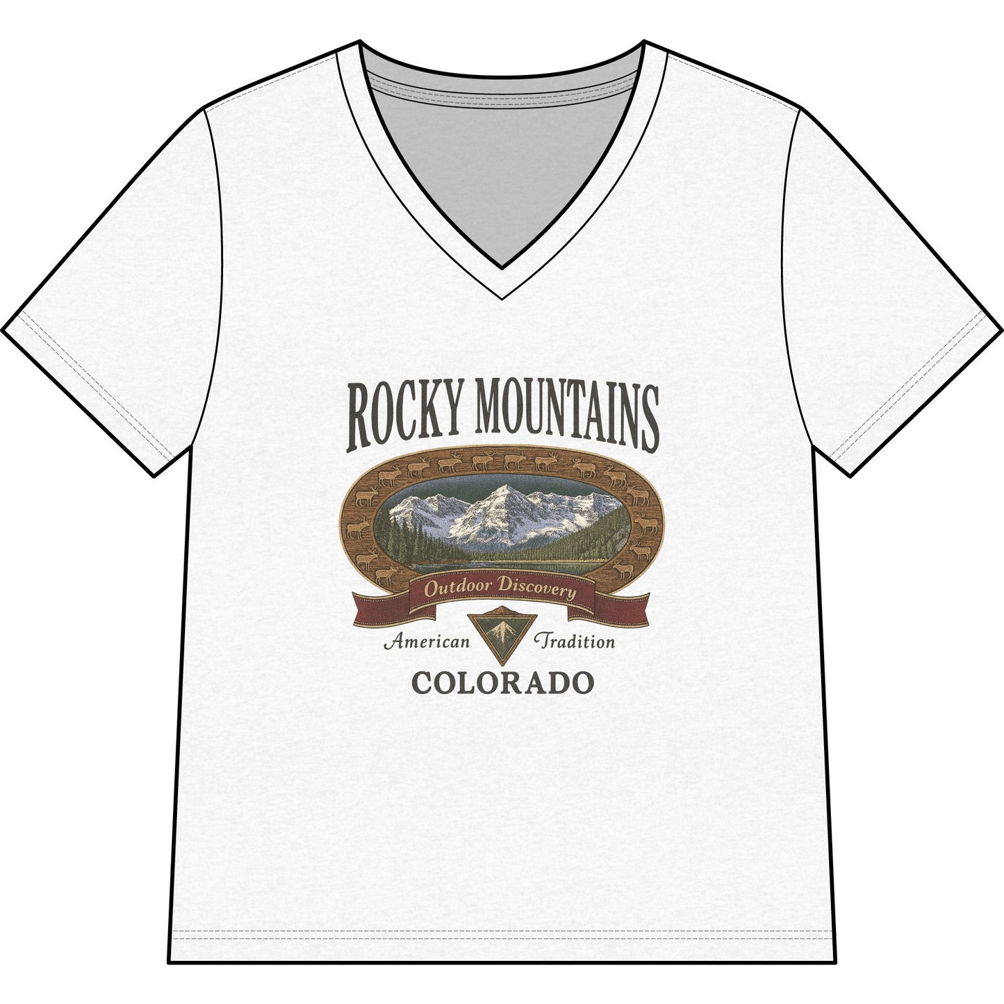Rocky Mountains - Super Soft V-Neck