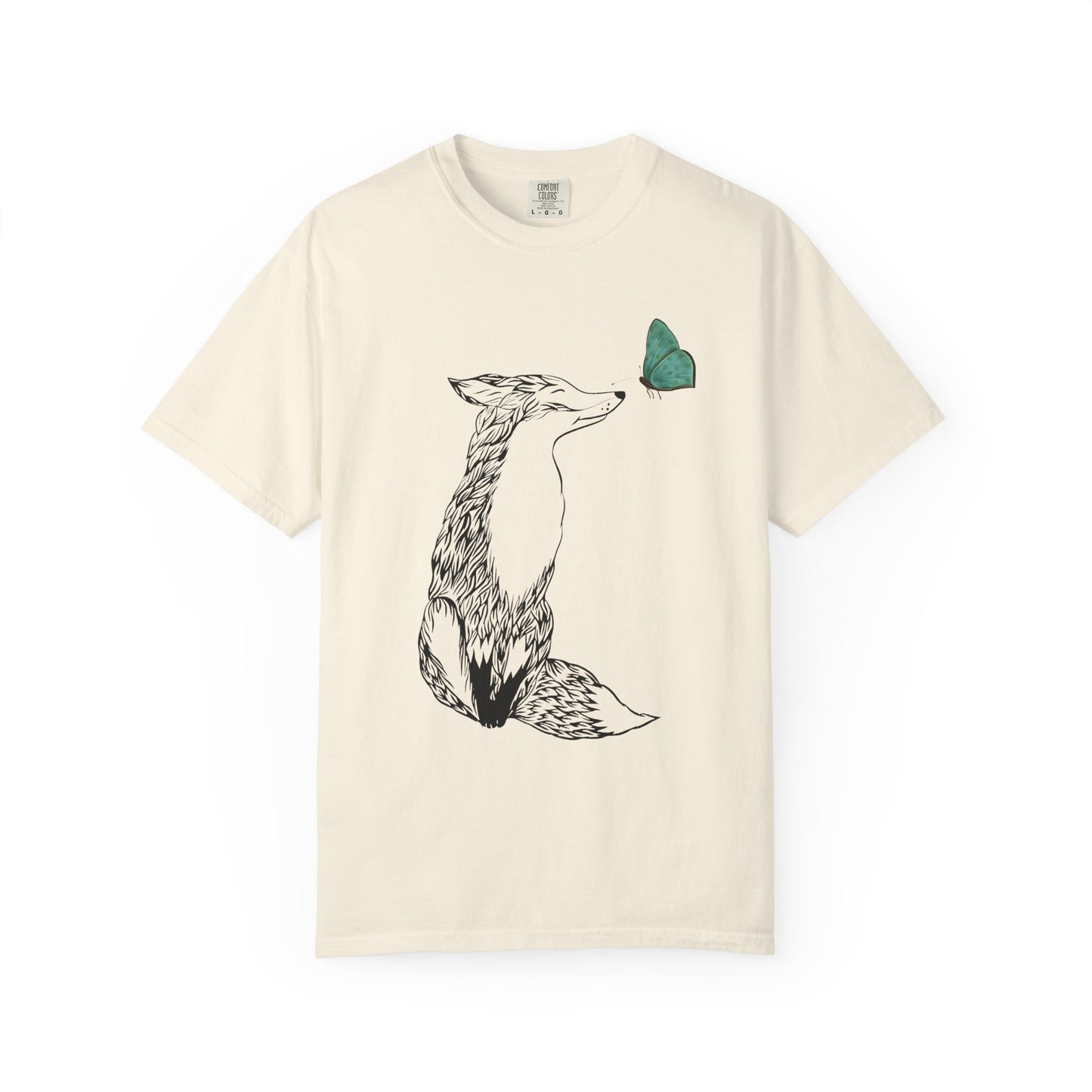 Fox & Butterfly - Comfort Colors Relaxed Fit Premium T Shirt